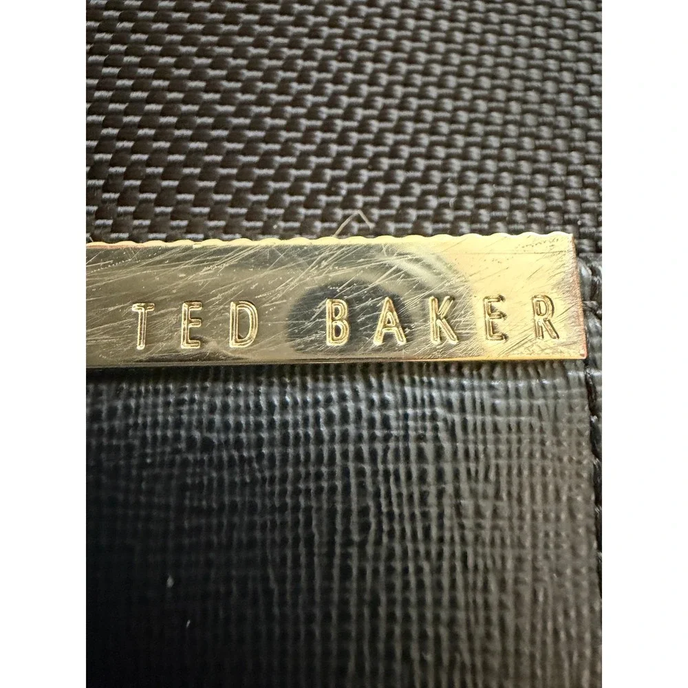 Case Vanity Train Ted Baker London Black Gold Hardside Trolley Strap Cosmetic